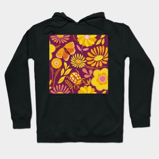 Golden summer florals Hoodie